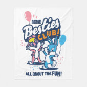 Baby Lola en BUGS BUNNY™ - Besties Club! Fleece Deken (Voorkant)