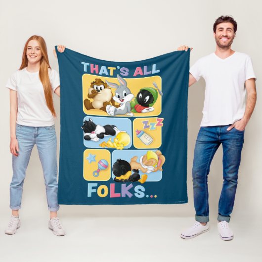 Baby Looney Tunes Characters | Dat zijn alle Folks Fleece Deken (In situ)