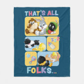 Baby Looney Tunes Characters | Dat zijn alle Folks Fleece Deken (Voorkant)