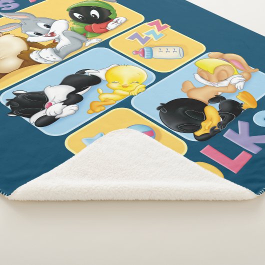Baby Looney Tunes Characters | Dat zijn alle Folks Sherpa Deken (3/4)