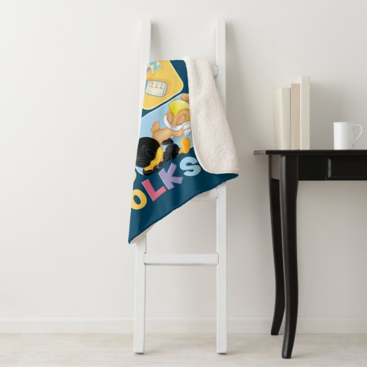 Baby Looney Tunes Characters | Dat zijn alle Folks Sherpa Deken (In situ)