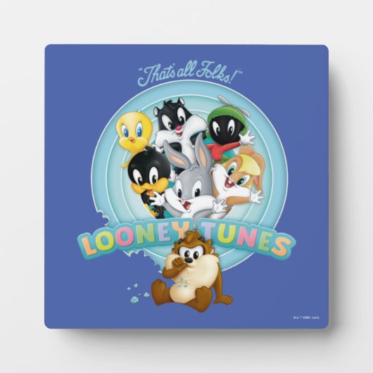 Baby LOONEY TUNES™ Logo | Dat is allemaal mensen Fotoplaat (Voorkant)