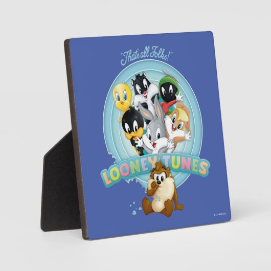 Baby LOONEY TUNES™ Logo | Dat is allemaal mensen Fotoplaat (Voorkant)