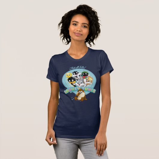 Baby LOONEY TUNES™ Logo | Dat is allemaal mensen T-shirt (Voorkant volledig)