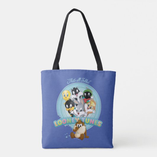 Baby LOONEY TUNES™ Logo | Dat is allemaal mensen Tote Bag (Achterkant)