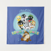 Baby LOONEY TUNES™ Logo | Dat is allemaal mensen Wandkleed (Voorkant)
