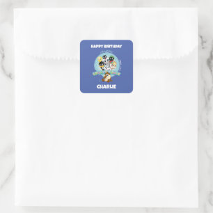 Baby LOONEY TUNES™-logo Dat is alles, mensen Vierkante Sticker