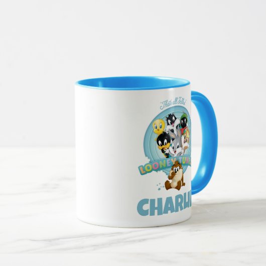 Baby LOONEY TUNES™ Logo | That's All Folks Mok (Voorkant rechts)