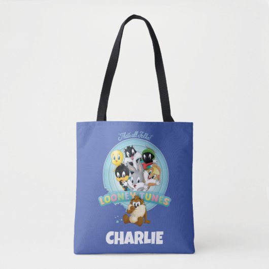Baby LOONEY TUNES™ Logo | That's All Folks Tote Bag (Voorkant)