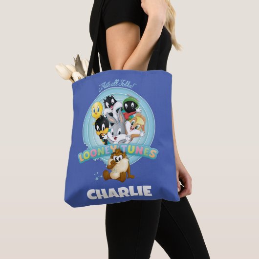Baby LOONEY TUNES™ Logo | That's All Folks Tote Bag (Dichtbij)