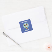 Baby LOONEY TUNES™ Logo | That's All Folks Vierkante Sticker (Envelop)