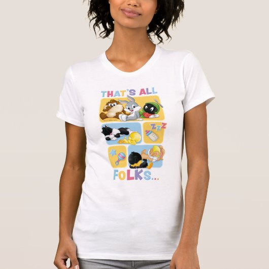 Baby LOONEY TUNES™-tekens | Dat is allemaal mensen T-shirt (Voorkant)