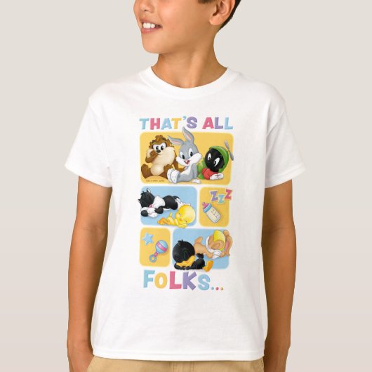 Baby LOONEY TUNES™-tekens | Dat is allemaal mensen T-shirt (Voorkant)