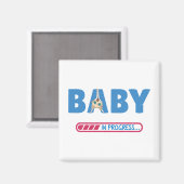 Baby lopend visitekaartje magneet (Voorkant / Achterkant)