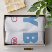 Baby lopend visitekaartje tissuepapier (Geschenk)