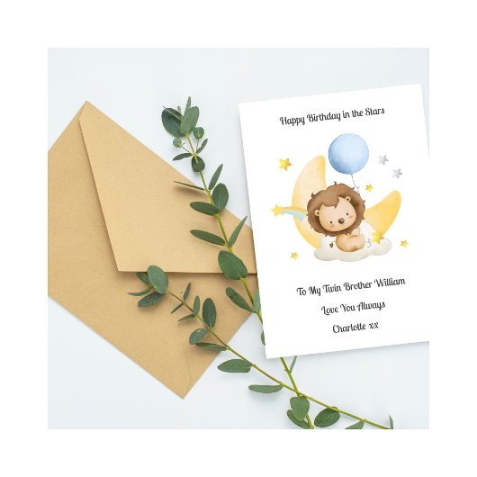 Baby Loss Brother Birthday Remembrance Card Kaart