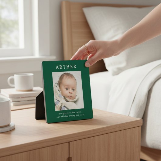 Baby Loss Keepsake Photo Plaque Fotoplaat