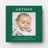 Baby Loss Keepsake Photo Plaque Fotoplaat (Voorkant)