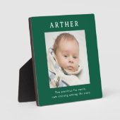 Baby Loss Keepsake Photo Plaque Fotoplaat (Voorkant)