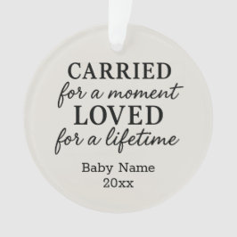 Baby Loss Memorial Eenvoudig Ornament