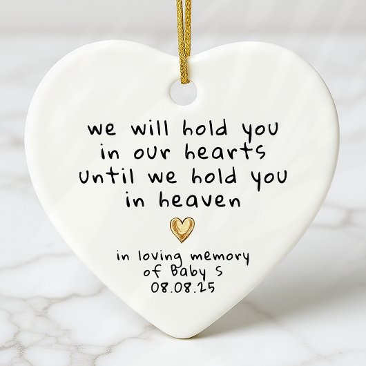 Baby Loss Miskraam Sympathy Memorial Keramisch Ornament