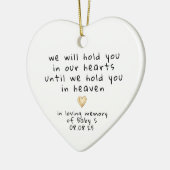 Baby Loss Miskraam Sympathy Memorial Keramisch Ornament (Links)