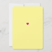 BABY LOVE! Bold Cream Gold Baby Shower Invitation Kaart (Achterkant)