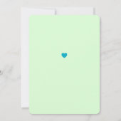 BABY LOVE! Bold Cream Gold Baby Shower Invitation Kaart (Achterkant)