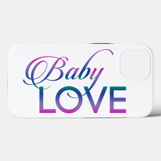Baby Love Case-Mate iPhone Case (Achterkant (horizontaal))