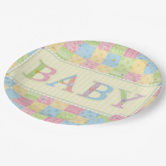 Baby Love Collectie Papieren Bordje (Gekanteld)