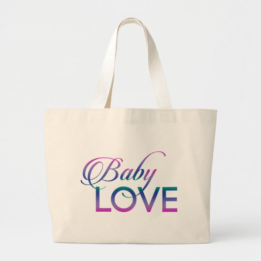 Baby Love Grote Tote Bag (Voorkant)