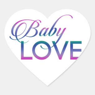 Baby Love Hart Sticker