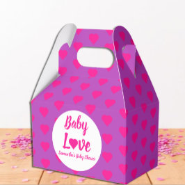 Baby Love Heart Baby shower Bedankdoosjes