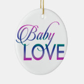 Baby Love Keramisch Ornament (Rechts)