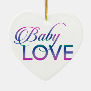 Baby Love Keramisch Ornament
