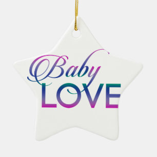Baby Love Keramisch Ornament