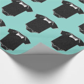 BABY Love Little Man Tuxedo Sprinkle Shower Cadeaupapier (Hoek)