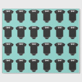 BABY Love Little Man Tuxedo Sprinkle Shower Cadeaupapier (Vlak)