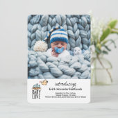 Baby Love Photo geboorteaankondiging Kaart (Staand voorkant)