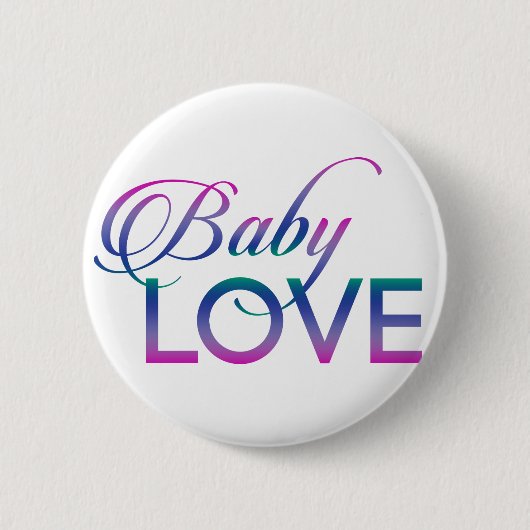 Baby Love Ronde Button 5,7 Cm (Voorkant)