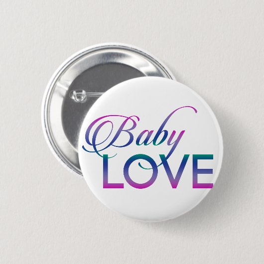 Baby Love Ronde Button 5,7 Cm (Voorkant /achterkant)