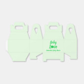 Baby Love Shamrock Baby shower Bedankdoosjes (Uitgevouwen)
