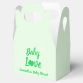 Baby Love Shamrock Baby shower Bedankdoosjes (Geopend)
