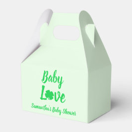 Baby Love Shamrock Baby shower Bedankdoosjes
