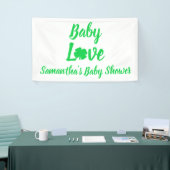 Baby Love Shamrock Baby shower Spandoek (Beurs)