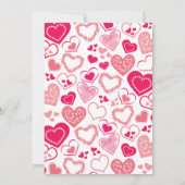 "Baby Love" Valentijnsdag Baby shower Kaart (Achterkant)