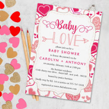 "Baby Love" Valentijnsdag Baby shower