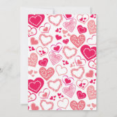 "Baby Love" Valentijnsdag Baby shower Kaart (Achterkant)