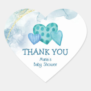 Baby Love Valentijnsdag Thema Favor Tags Hart Sticker