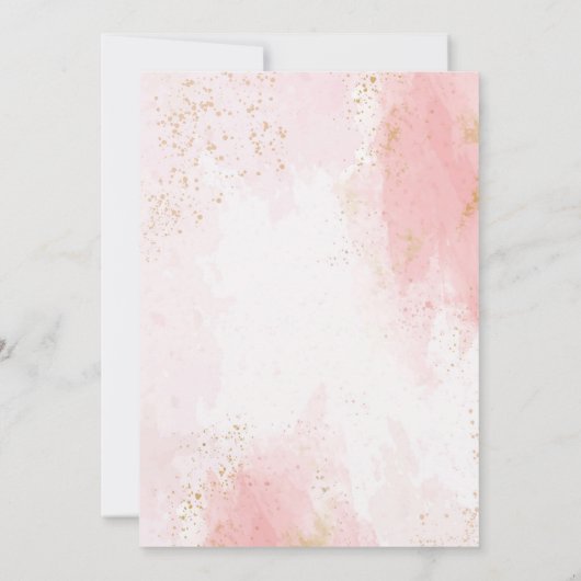 Baby Love Valentijns's Thema Baby shower Uitnodigi Kaart (Achterkant)